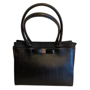Kate Spade Montford Park Jovie black leather shoulder tote bag